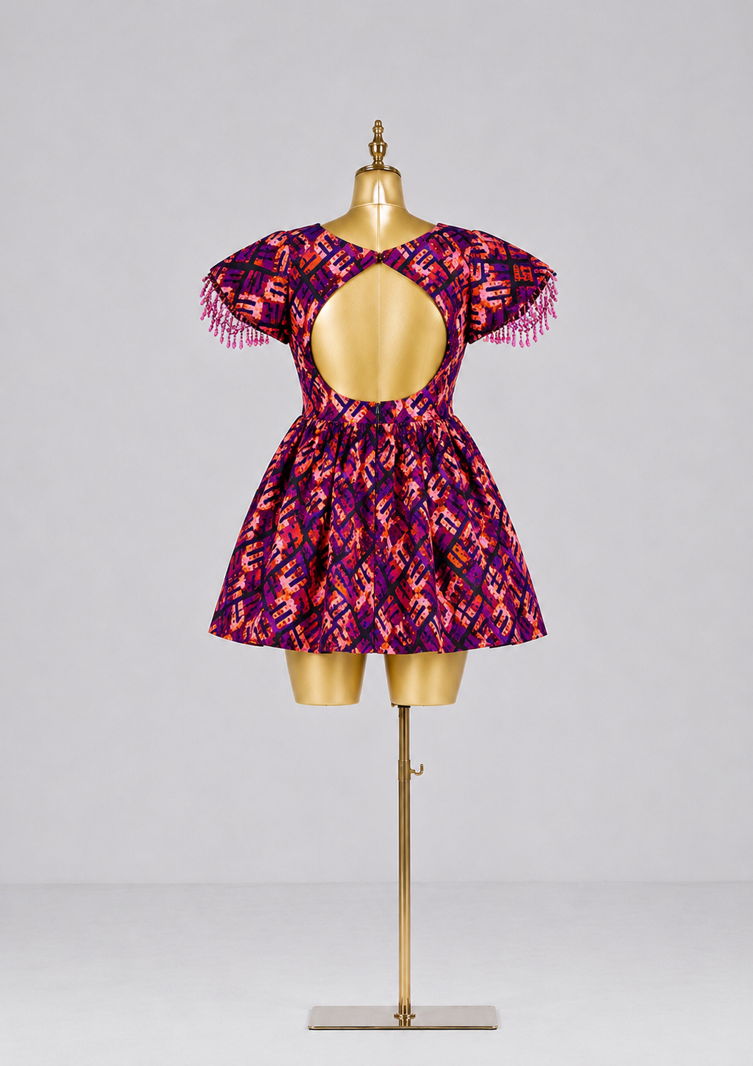 Amara Sunset Bloom African Print Dress